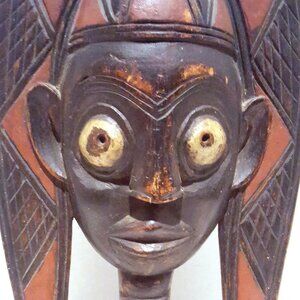 Vintage African Wood Statue, Collectible African Art, African Home Decor